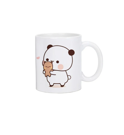 Bubu & Dudu Panda Bear Mug – Cute Ceramic Coffee & Milk Cup