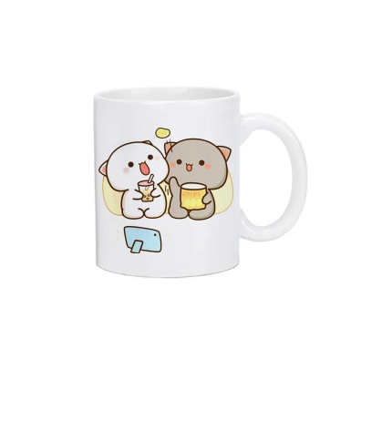 Bubu & Dudu Panda Bear Mug – Cute Ceramic Coffee & Milk Cup