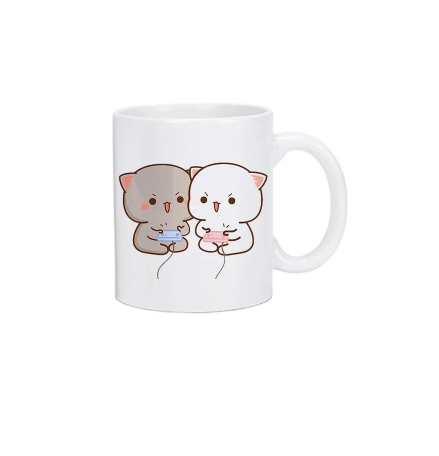 Bubu & Dudu Panda Bear Mug – Cute Ceramic Coffee & Milk Cup