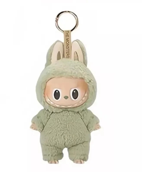 Cute Labubu V1 Mini Doll – 17cm Heart-to-Heart Edition | Keychain Accessory + Free Angel Gift