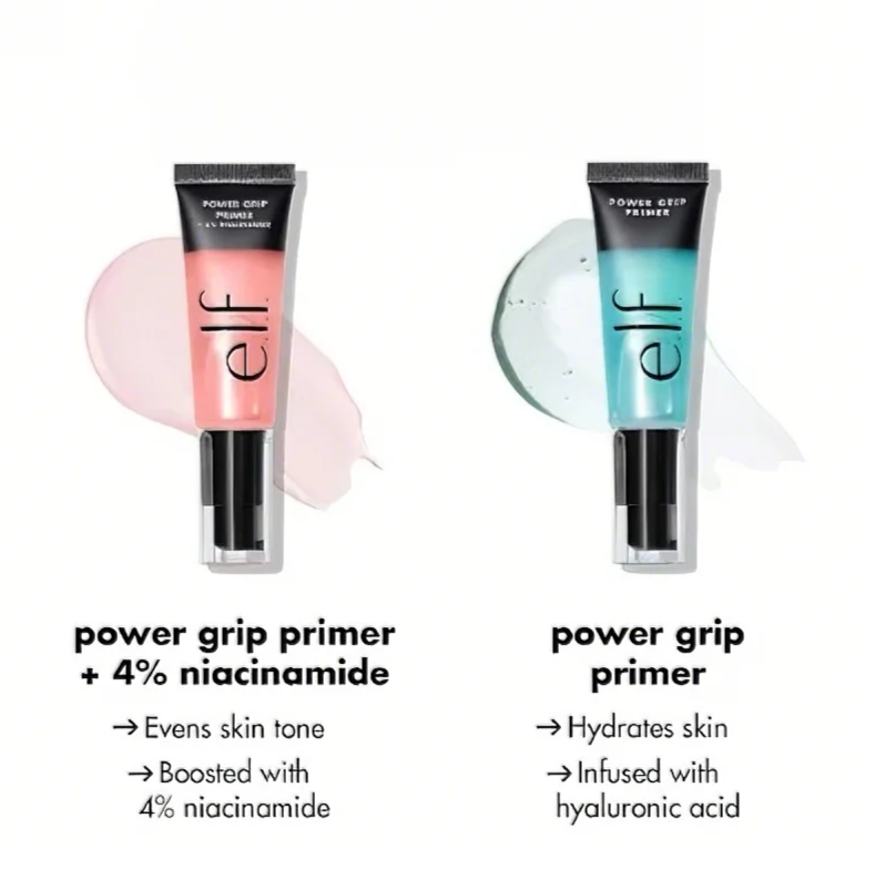 Power Grip Hydrating Gel Face Primer – Hyaluronic Acid & Niacinamide for Long‑Lasting, Bright, Contoured Makeup