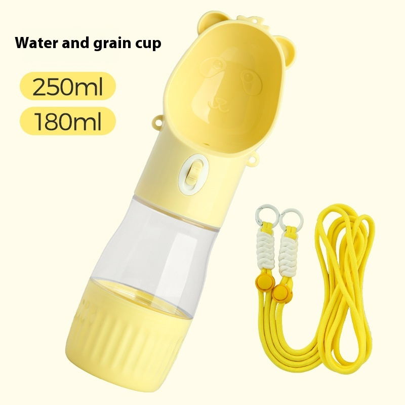 2-in-1 Portable Pet Water Bottle & Food Container