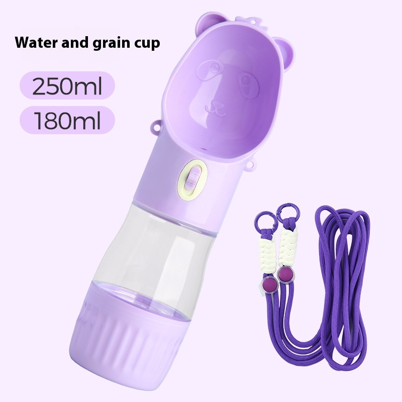2-in-1 Portable Pet Water Bottle & Food Container