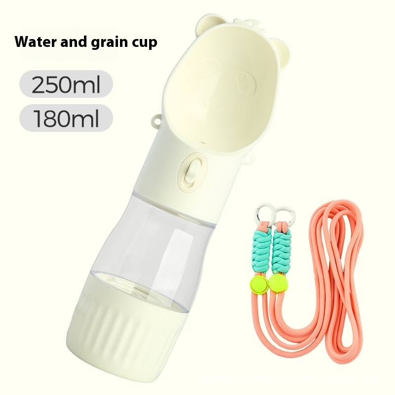2-in-1 Portable Pet Water Bottle & Food Container