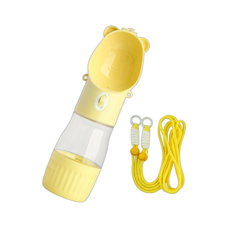 2-in-1 Portable Pet Water Bottle & Food Container