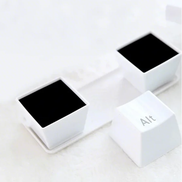 3-Piece Keyboard Key Mug Set – Ctrl, Alt, Del Coffee Cups in Black for Office & Gift Ideas