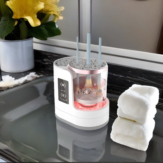 Electric Makeup Brush Cleaner(motorized brush spinner)