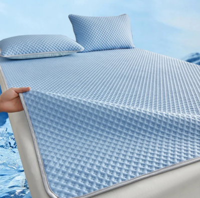 Summer Essential: Air-Conditioned Soft Bed Sheet – Lightweight, Breathable, and Cool to the Touch for Home Use in Hot Weather