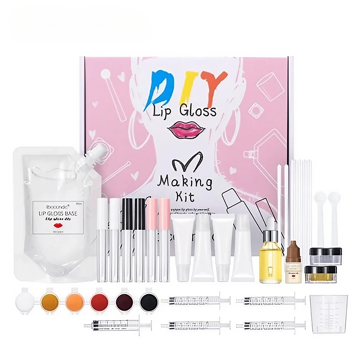 DIY Lip Gloss Kit Complete set