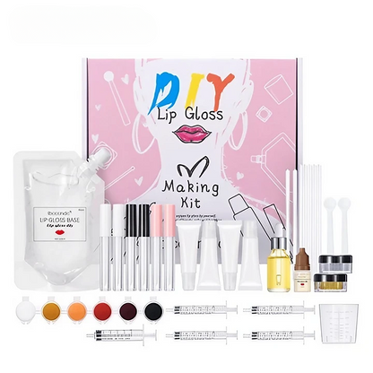 DIY Lip Gloss Kit Complete set