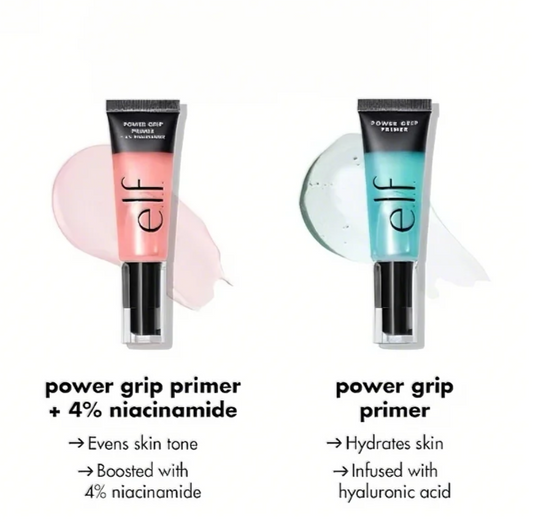 Power Grip Hydrating Gel Face Primer – Hyaluronic Acid & Niacinamide for Long‑Lasting, Bright, Contoured Makeup